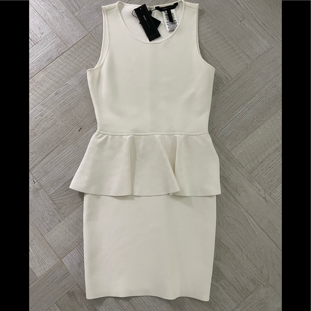 BCBG NWT IVORY “FRANCIS” DRESS
